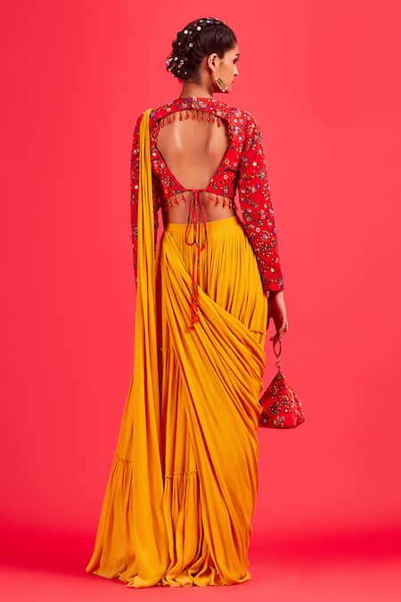 Diyarajvvir Lehenga Saree With Blouse 