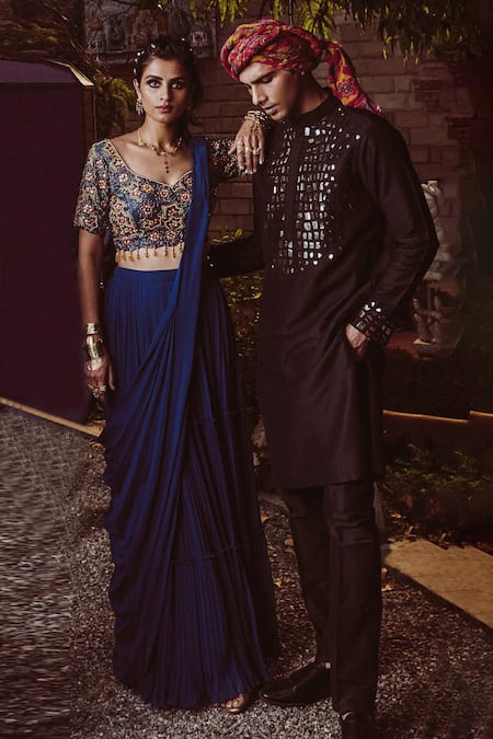Sabyasachi Saree, Black Designer Saree,/black Saree/hand Embroidery Lehenga  Saree /luxury Saree/bridal Saree/lehenga Shopping Online Canada - Etsy