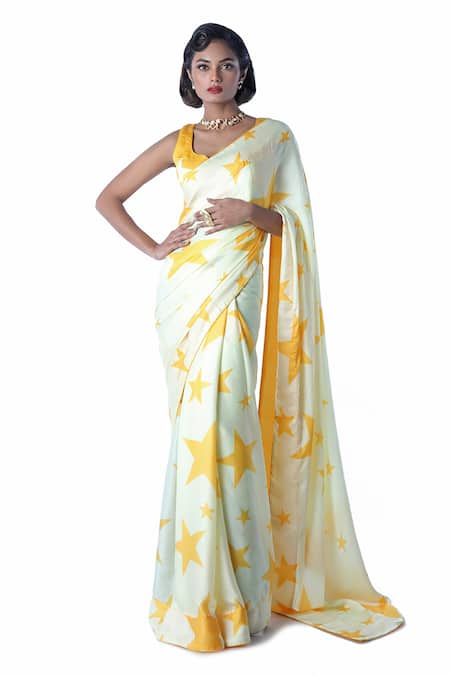 Debarun Printed Saree with Blouse 