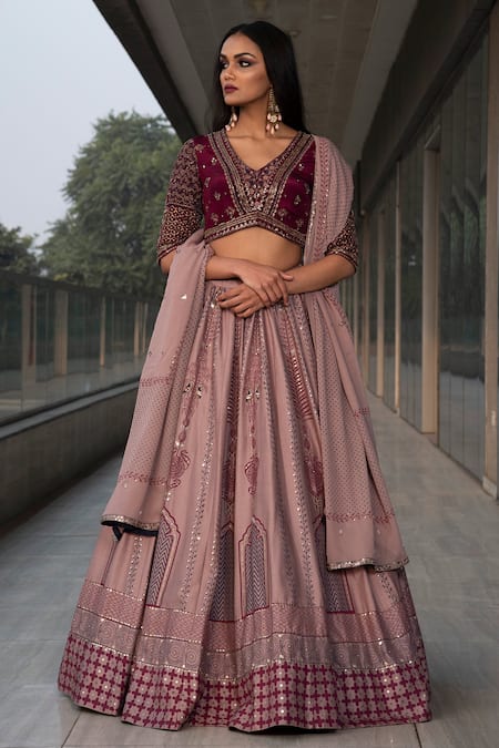 Neha & Tarun Embroidered Lehenga Set 