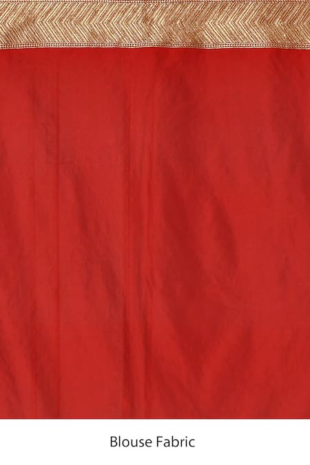 Buy_Samyukta Singhania_Maroon Brocade, , Satin Embroidery Floral Woven Banarasi Saree _Online_at_Aza_Fashions