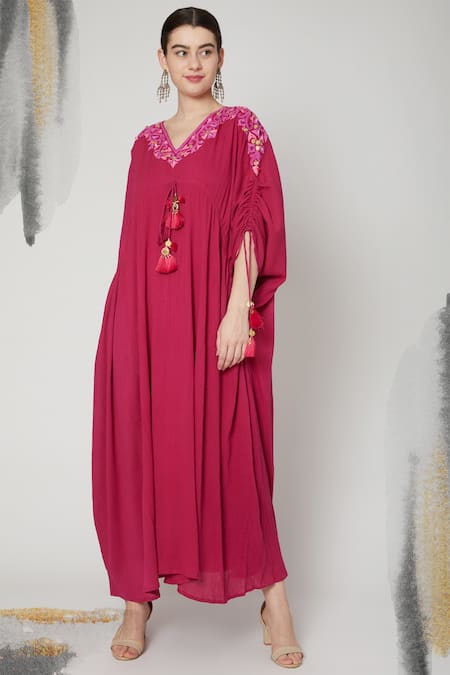 Nadima Saqib Embroidered Kaftan 