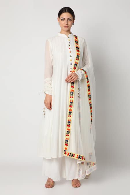 Nadima Saqib Cotton Anarkali Set 