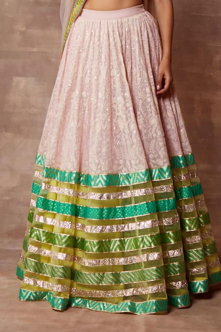 Shop_Neeta Lulla_Purple Nihan Lehenga Set_Online_at_Aza_Fashions