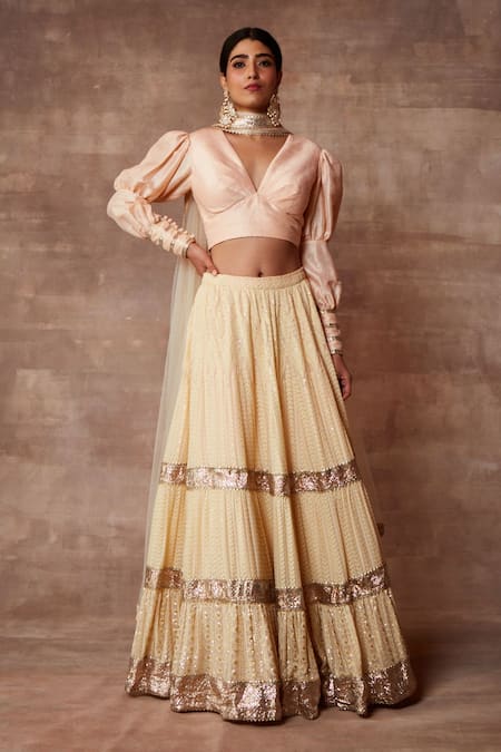 Indo Western Fusion Bridal Lehenga{अनिका} Dresses Idea Inspired By (Anika)Surabhi  Outfit In Ishqbaaz - YouTube