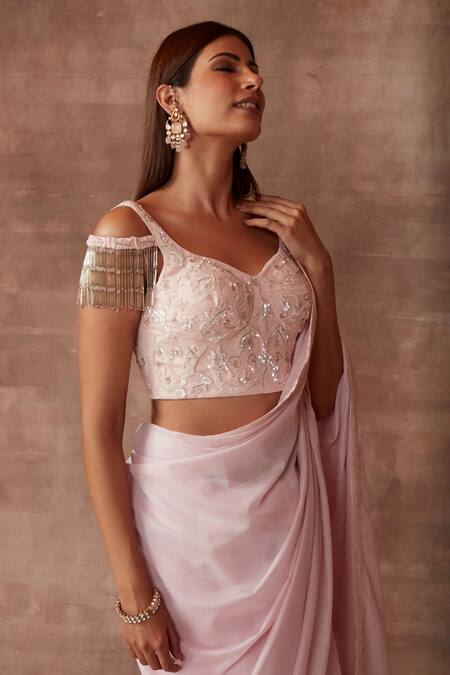 Buy Neeta Lulla Purple Organza Embellished Sequin Sweetheart Jasmine Border Saree With Blouse Online at Aza Fashions Buy_Neeta Lulla_Purple Organza Embellished Sequin Sweetheart Jasmine Border Saree With Blouse_Online_at_Aza_Fashions