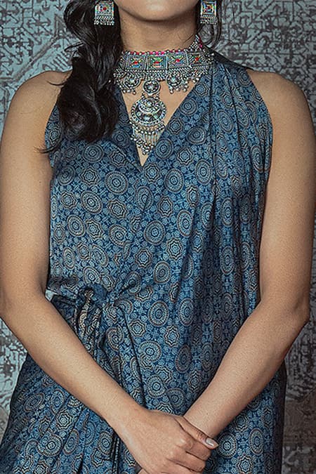 Nidhika Shekhar Printed Wrap Dress 