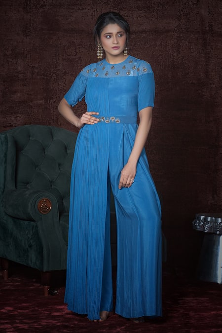 Nidhika Shekhar Embroidered Jumpsuit 