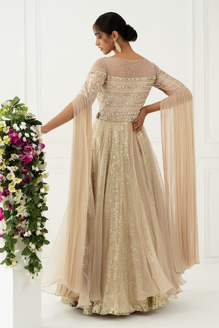 Nidhika Shekhar Embroidered Gown 