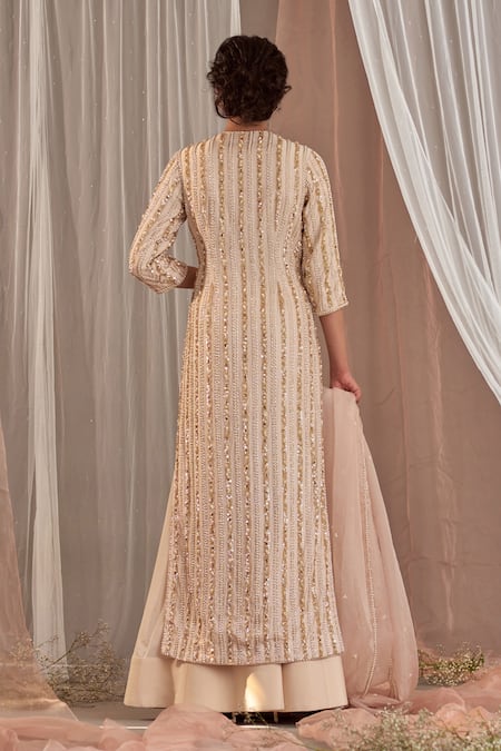 NIDHIKA SHEKHAR Ujwal Sitaare Kurta Lehenga Set 