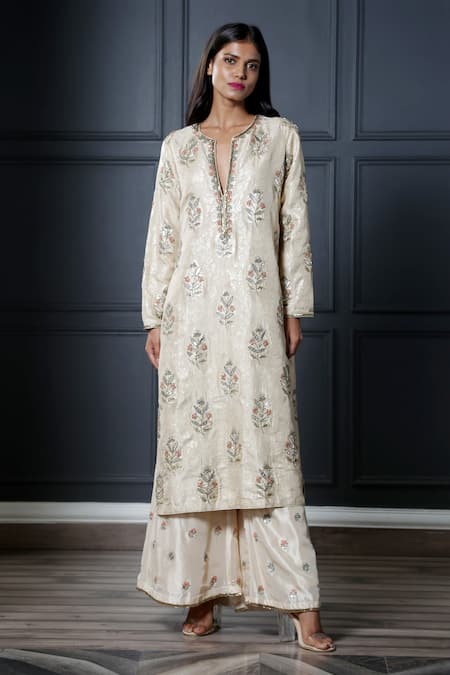 Nandita Thirani Brocade Kurta & Palazzo Set 