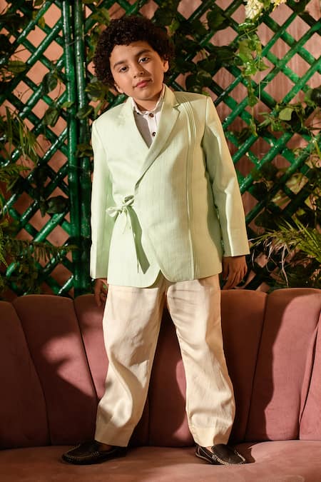 Green blazer hot sale for kids