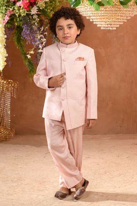 Littleens Paz Embroidered Jodhpuri & Pant Set 