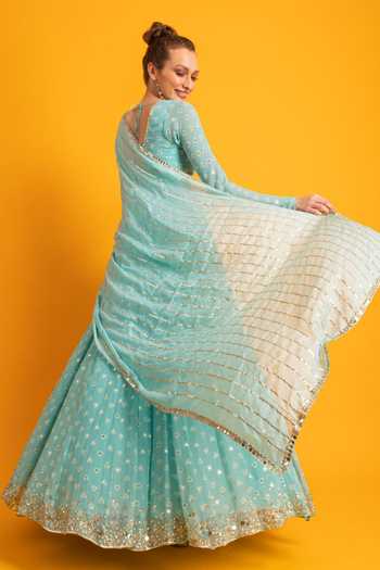 Prevasu Printed Anarkali with Dupatta 