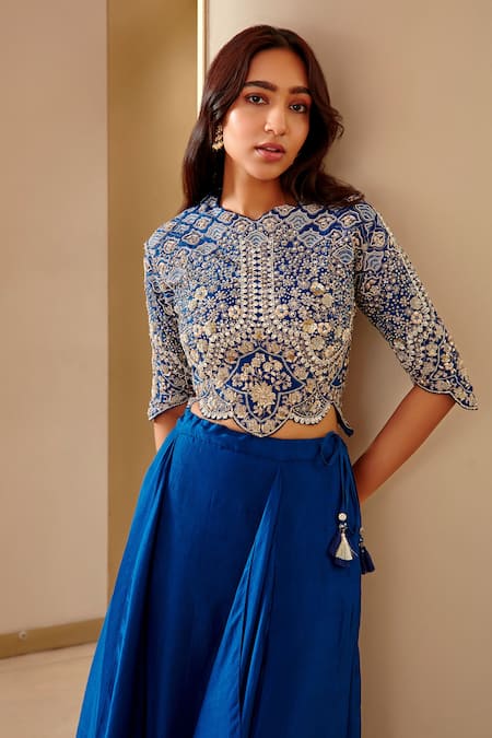 Buy Designer Embroided Lehenga Dress Online In India