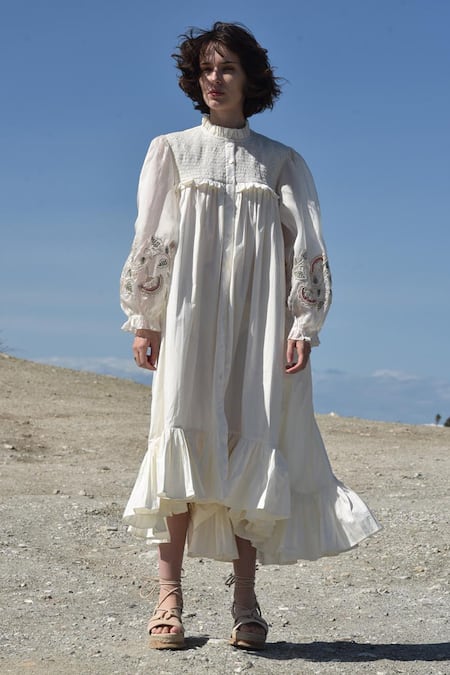 Shruti Sancheti Cotton Flared Dress 