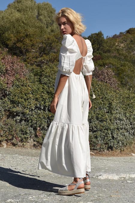 Heather Side Cutout Puff Sleeve Mini Dress – ASTR The Label