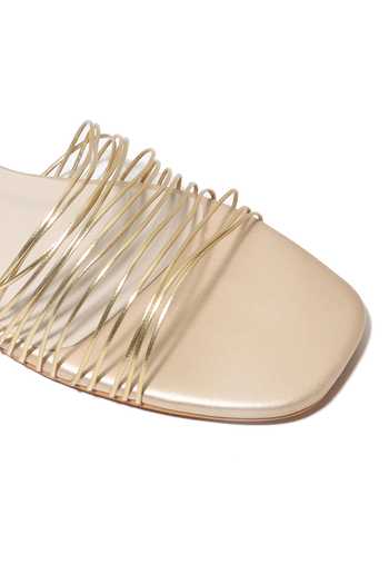 Buy_Paio_Gold Umi Flats_Online_at_Aza_Fashions
