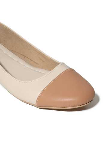 Shop_Paio_Beige Peyton Ballet Flats_Online_at_Aza_Fashions