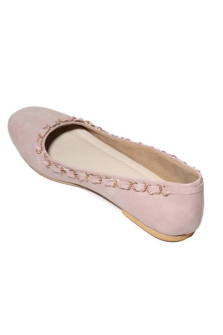 Shop_Paio_Peach Eve Ballet Flats_Online_at_Aza_Fashions