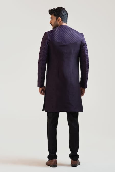 PAARSH Embroidered Sherwani Set 