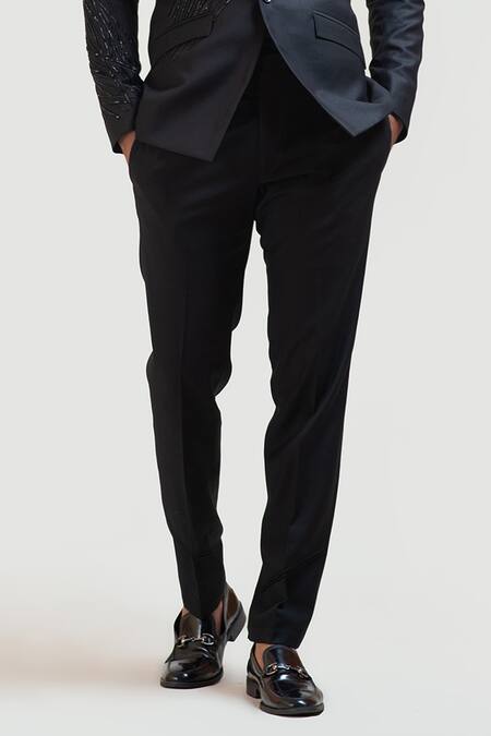 Black suit trousers