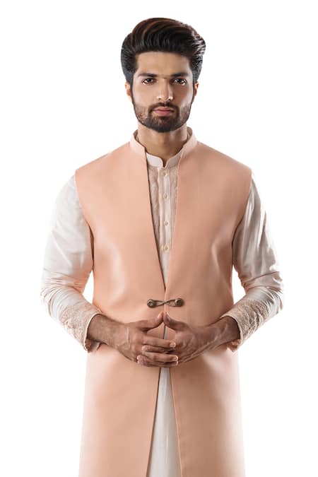 Paarsh Embroidered Jacket & Kurta Set 