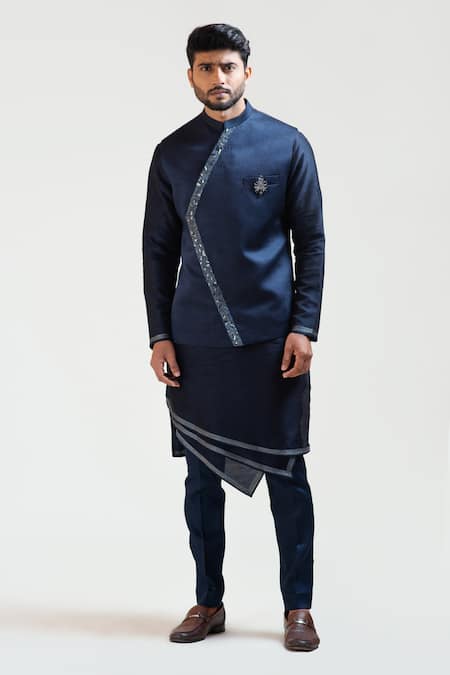 PAARSH Embroidered Nehru Jacket 