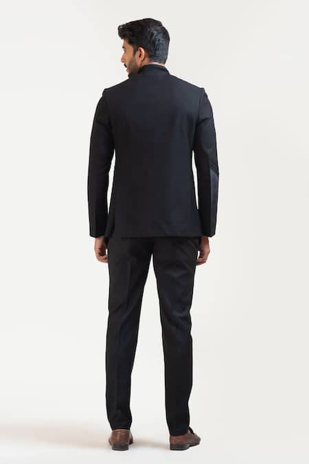 PAARSH Embroidered Bandhgala & Pant Set 