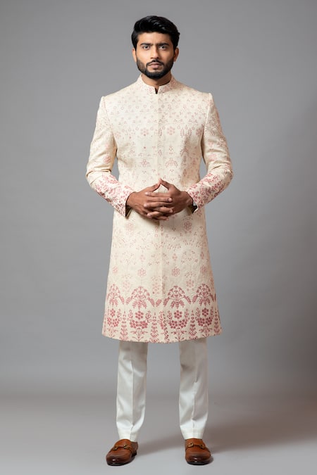 Paarsh Embroidered Sherwani Set 