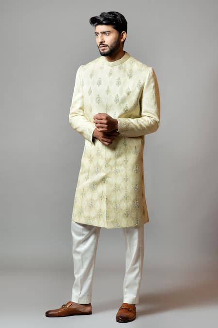 PAARSH Embroidered Sherwani Set 