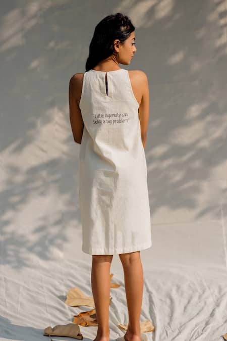 Purvi Doshi Hand Painted Cotton Dress 