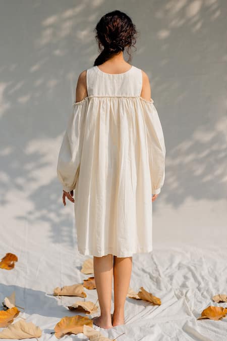 Purvi Doshi Hand Painted Cotton Dress 