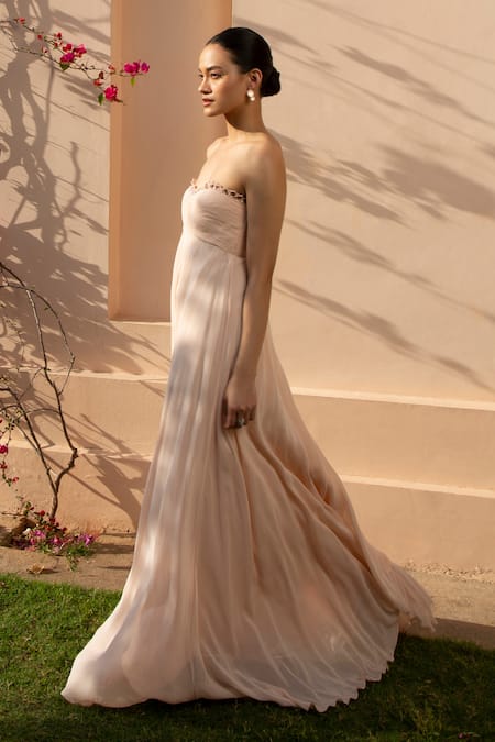 Parshya Tube Draped Gown 