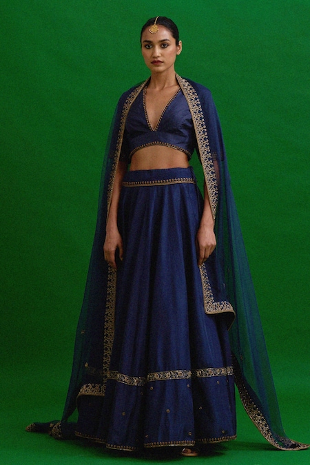 Expensive | $64 - $129 - Blue Lehenga Choli and Blue Chaniya Choli Online  Shopping