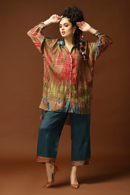 Capisvirleo Tie Dye Tunic & Pant Set 