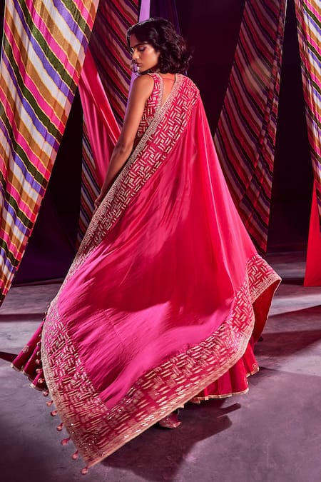 Punit Balana Banarasi Silk Lehenga Set 