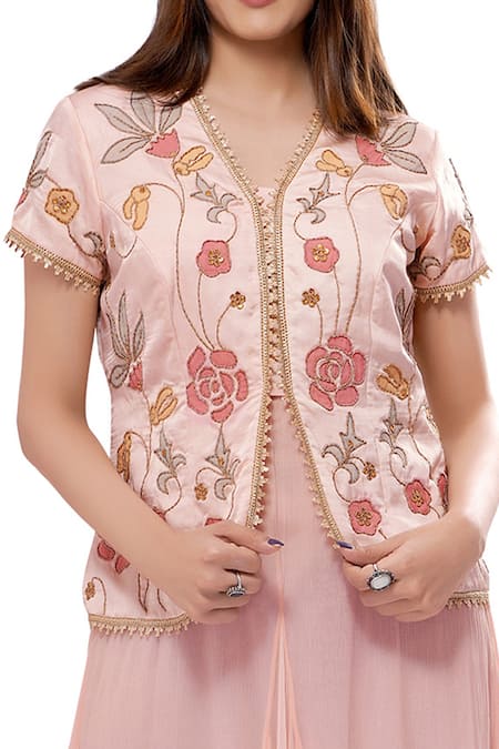 silk embroidered jacket