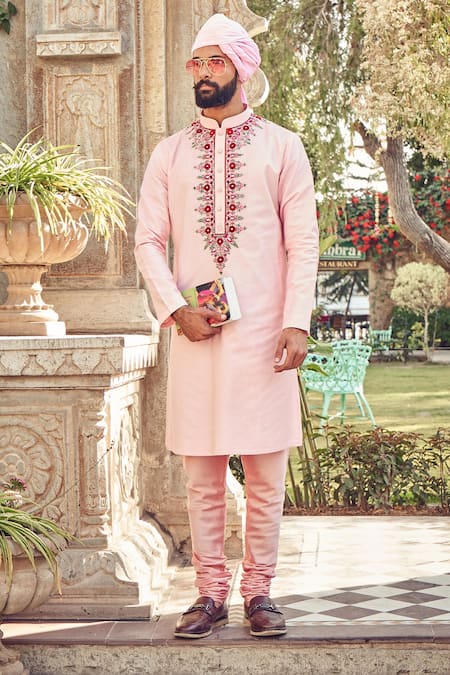 Nitesh Singh Chauhan Hand Embroidered Kurta Set 