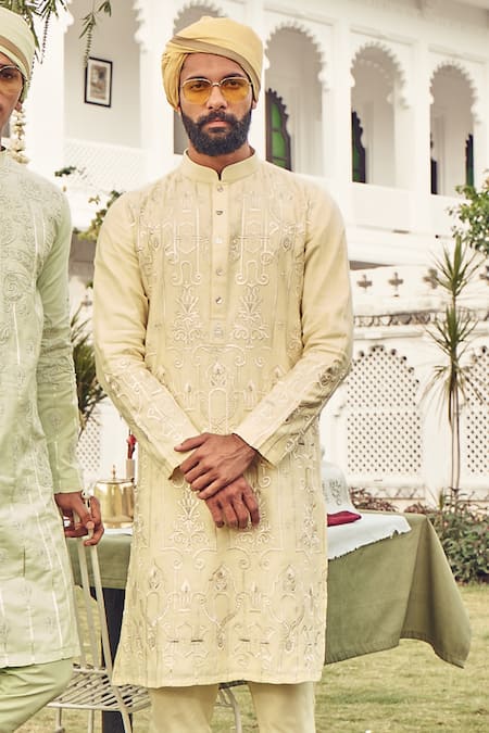 Nitesh Singh Chauhan Embroidered Kurta Set 