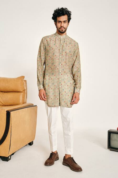 Off White Shalwar Kameez for Men - Premium Wash and Wear – Muraqsh