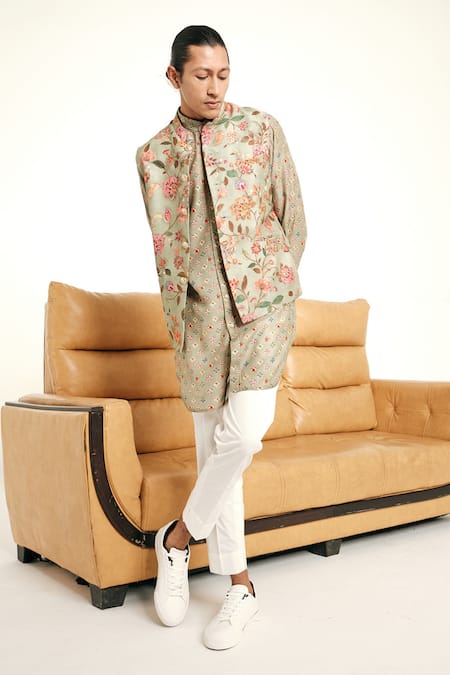 Project Bandi Floral Print Bundi 