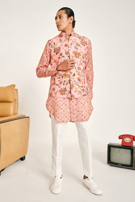 Project Bandi Floral Print Bundi 