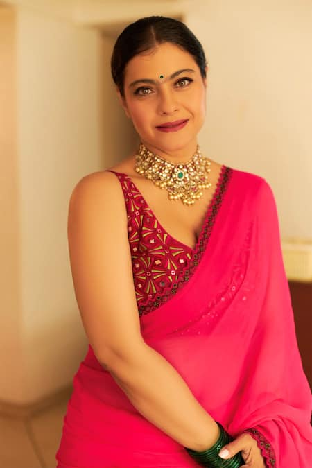 Punit Balana Embroidered Saree With Blouse 