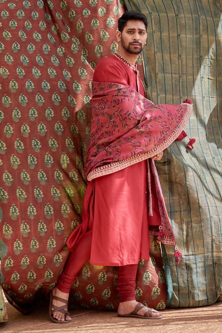 Punit Balana Tussar Silk Kurta Set 