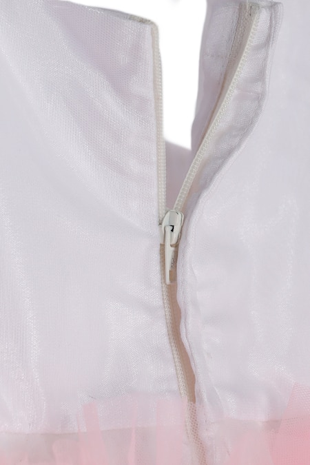 Buy Pinkcow designs pvt ltd Multi Color Net, Lace, Crepe Sequins Silk Frill Dress Online at Aza Fashions Buy_Pinkcow designs pvt ltd_Multi Color Net, Lace, Crepe Sequins Silk Frill Dress _Online_at_Aza_Fashions