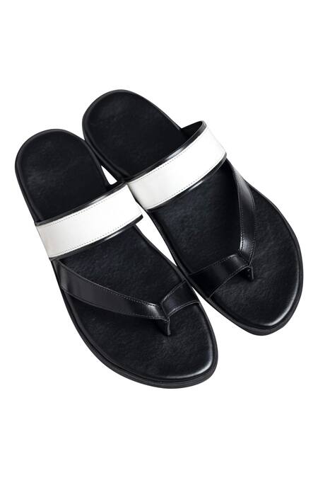 White slip on online sandals