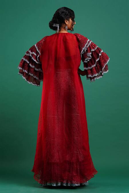 Nidhi Yasha Embroidered Cape 