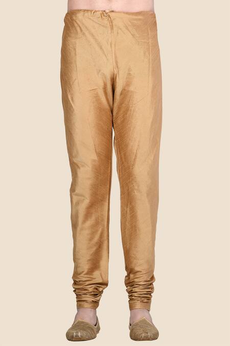 Shop Aryavir Malhotra Brown Kurta Jamewar Churidar Dupion Silk Embroidered Set Online at Aza Fashions Shop_Aryavir Malhotra_Brown Kurta Jamewar Churidar Dupion Silk Embroidered Set_Online_at_Aza_Fashions