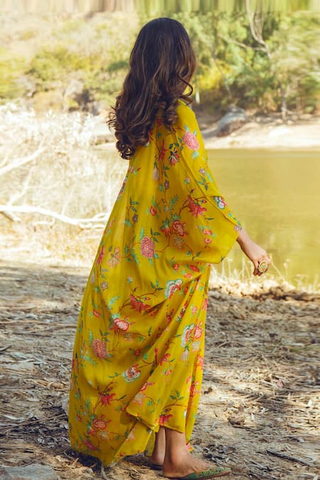 Paulmi And Harsh Printed Kaftan 